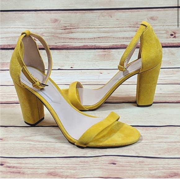 Aldo  Ankle Strap Block Heel Shoe Sz 8.5 - Picture 2 of 3